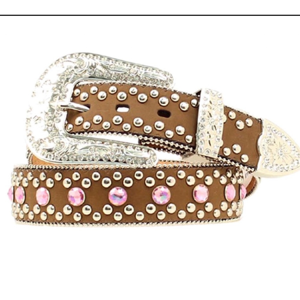 Blazin Roxx woman’s rhinestone western belt sz lg